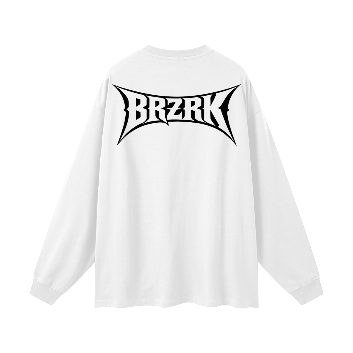 BRZRK Sk8 Long Sleeve | White
