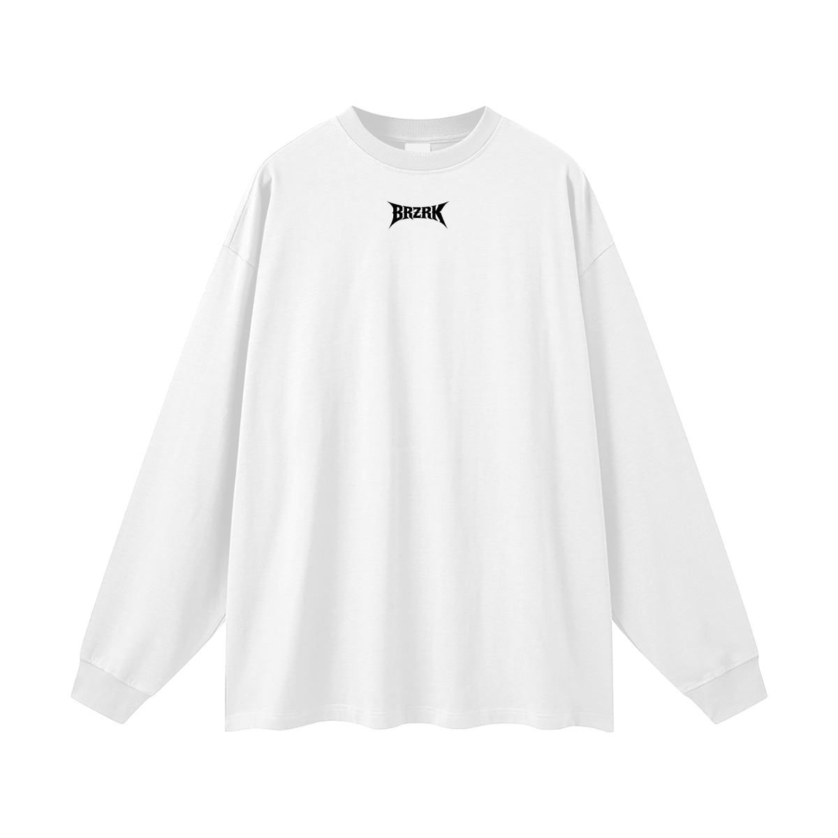BRZRK Sk8 Long Sleeve | White